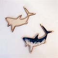 Стеклянная мозаика "Акула" М6-002-01